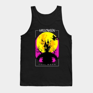 Halloween Full Moon Tank Top